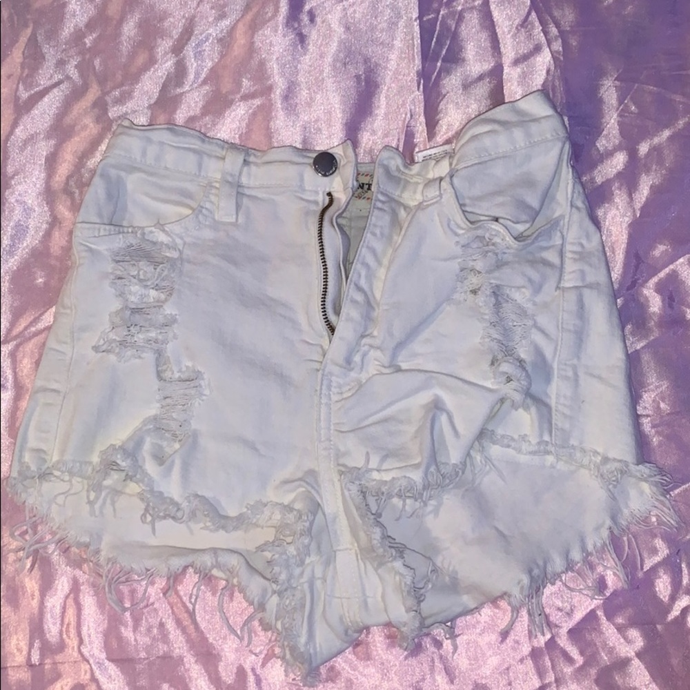 High Waisted Jean Shorts